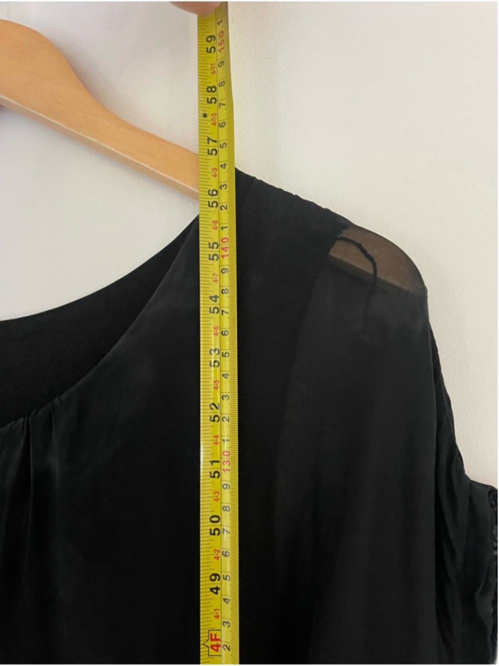 Made in Italy Silk Viscose Ombré Maxi Dress Sheer Overlay Lagenlook OS - Picture 9 of 11